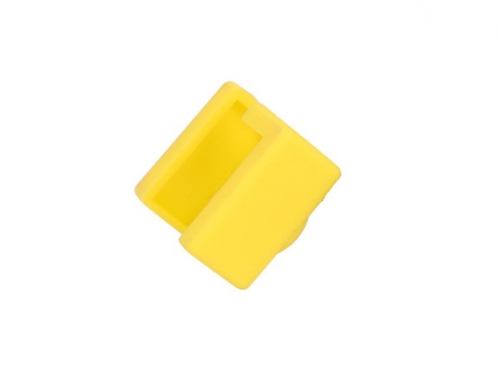Heat block sok/sleeve MK7 / MK8 / MK9 siliconen geel